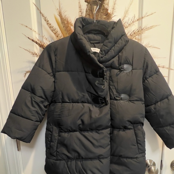 Classic Black Girls Winter Coat – Padded, Toggle Front, Stylish & Warm - Picture 1 of 2